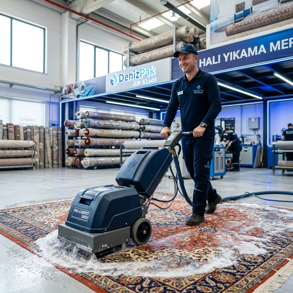 DenizPak profesyonel halı yıkama tesisi